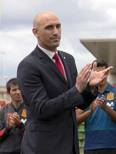 Luis Rubiales y sus gestos polémicos